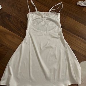 Mini white dress